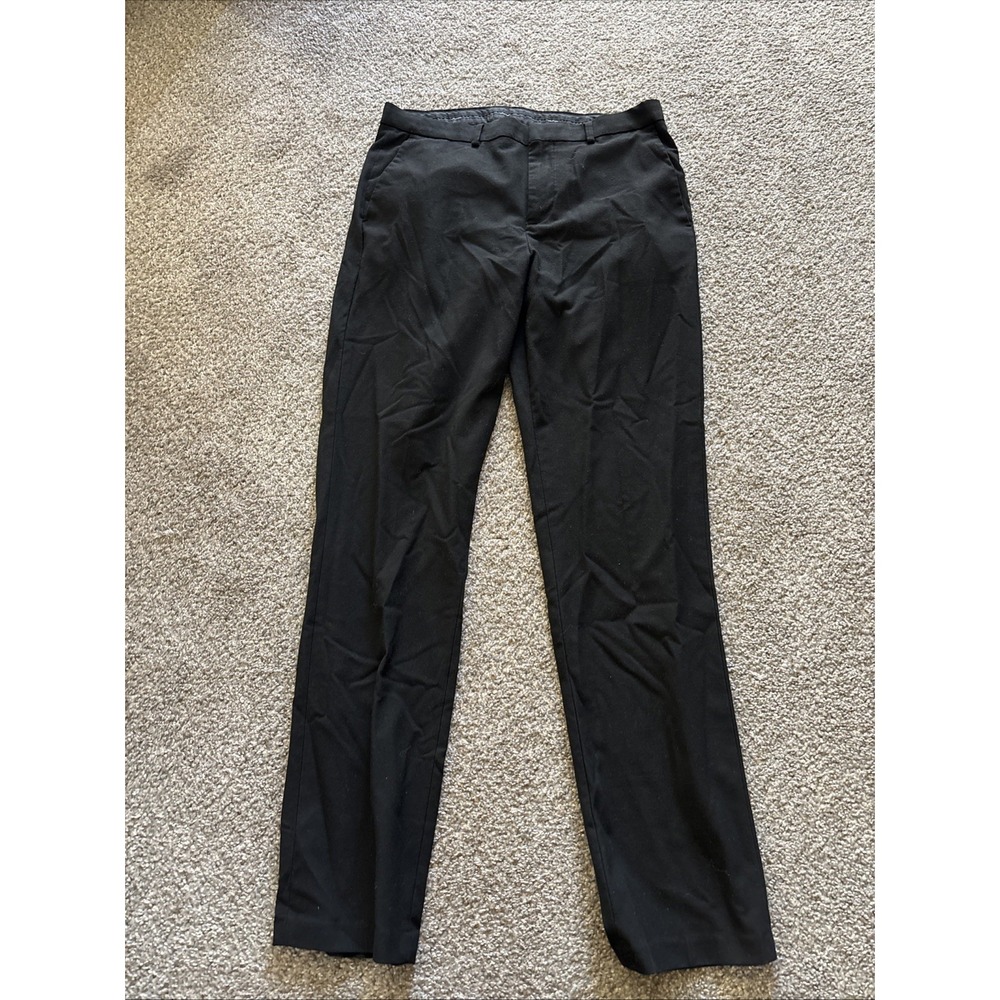 Womens Calvin Klein‎ Slim Fit Black Pants Size 32/32